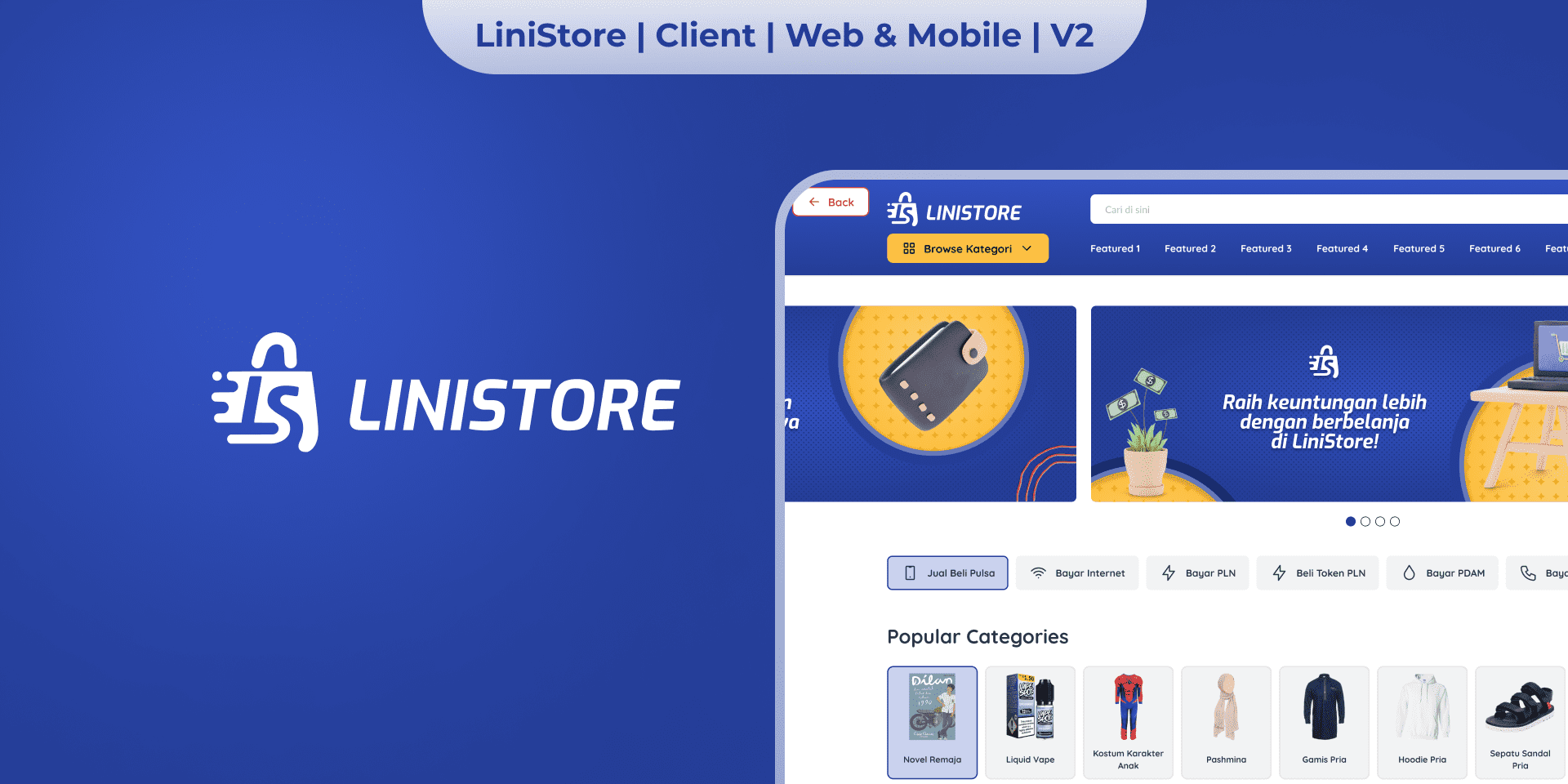 Lini Store social commerce screenshot